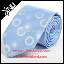 Perfect Knot 100% Handmade Woven Silk Classic Light Blue Wedding Tie